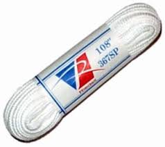 Laces Spun Poly White